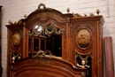 Louis XVI style Bedroom in mahogany and bronze, France 19th century