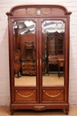 Louis XVI style Bedroom in mahogany  bronze wedgewood, France 19th century