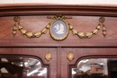 Louis XVI style Bedroom in mahogany  bronze wedgewood, France 19th century