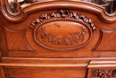 Louis XVI style Bedroom in Walnut, France 1900