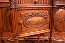 Louis XVI style Bedroom in Walnut, France 1900