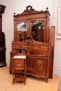 Louis XVI style Bedroom in Walnut, France 1900