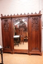 Gothic style Bedroom in Walnut, France 19th century