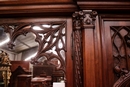 Gothic style Bedroom in Walnut, France 19th century