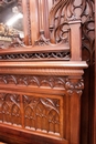 Gothic style Bedroom in Walnut, France 19th century