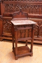 Gothic style Bedroom in Walnut, France 19th century