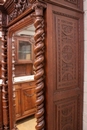 Hunt style Bedroom in Oak, France 19th century