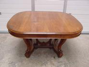 walnut louis 15 table 19th century