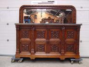 solid mahogany sideboard signed by MERCIER LYON 19th century