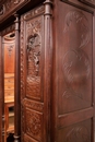 Breton style Bedroom in Oak, France 1900