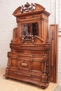 Henri II style Bedroom in Walnut, France 19th century