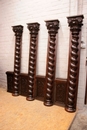 style Colums in Oak, Belgium 1900