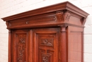 Henri II style Cabinet in Walnut, France 19th century