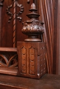 Gothic style Bedroom in Walnut, France 19th century