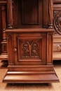 Gothic style Bedroom in Walnut, France 19th century