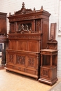 Gothic style Bedroom in Walnut, France 19th century