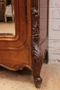 Louis XV style Bedroom in Walnut, France 19th century