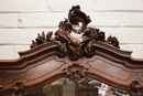 Louis XV style Bedroom in Walnut, France 19th century