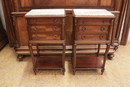 Transition style Bedroom in mahogany and bronze, France 19th century