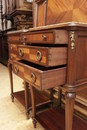 Transition style Bedroom in mahogany and bronze, France 19th century