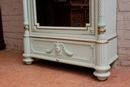 Louis XVI style Bedroom in paint wood, France 19th century