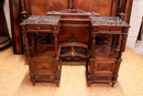 Louis XVI style Bedroom in palissander, France 19th century