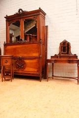 4 pc walnut Louis XVI bedroom 19th century