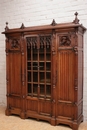 Gothic style Office set in Walnut, France 19th century