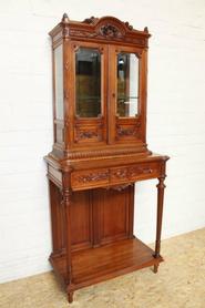 Mahogany Louis XVI display cabinet 19th century