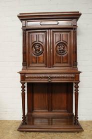 Walnut Henri II credenza 19th century