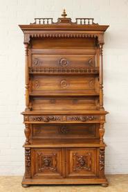 Walnut Henri II server 19th century