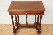 Little palisander Henri II desk table 19th century