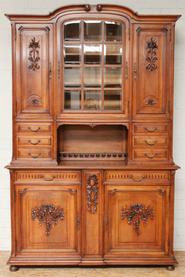 Walnut Louis XVI cabinet 19th century