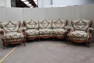 Walnut Louis XV Sofa set circa 1960