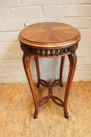 Little walnut Louis XVI center table 19th century