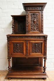 Little walnut cabinet 19th century