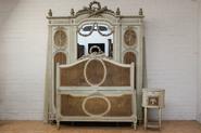 3 Pc. painted Louis XVI bedroom set 19th century