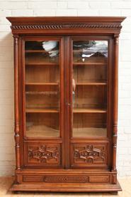 Walnut Henri II cabinet 19th century