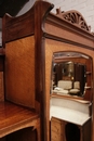 Art Nouveau style Bedroom in mahogan and maple, Belgium 1900