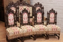 Hunt style Sofa set in Oak, France 19th century