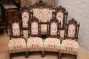 Hunt style Sofa set in Oak, France 19th century