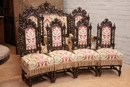 Hunt style Sofa set in Oak, France 19th century