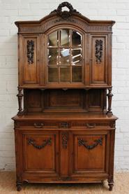 Walnut Louis XVI cabinet - 19th century