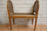 Gilt Louis XVI bench 19th century