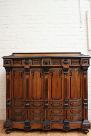 Walnut Napoleon III cabinet 19th century