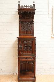 Walnut Gothic credenza 19th C.