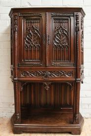 Walnut Gothic credenza 19th c.