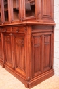 Gothic style Bookcase in Walnut, France 19th century