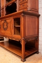 Art Nouveau style Dinning set in Walnut, France 1900