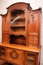 Art Nouveau style Dinning set in Walnut, France 1900